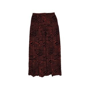 Lascana Black and Red Patterned Women's Skirt